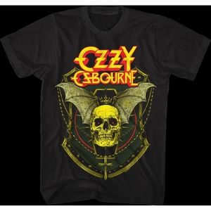 Crowned Skull Ozzy Osbourne T-Shirt, Classic Retro Unisex T-shirt
